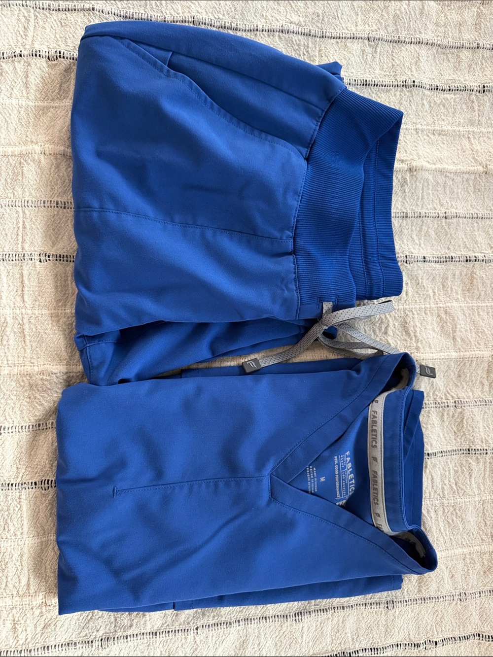 Fabletics Women's Royal Blue Track Jogger Set
